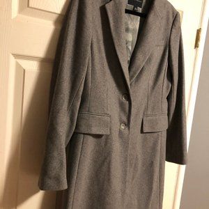 Banana Republic L Grey Peacoat